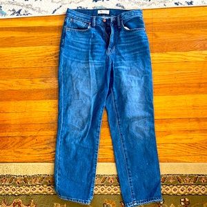 Madewell mom jean size 27